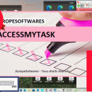Windows 11 - EuropeSoftwares AccessMyTask 2025.6 screenshot